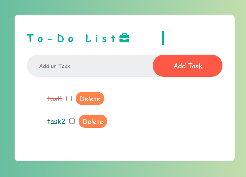 To-do list project
